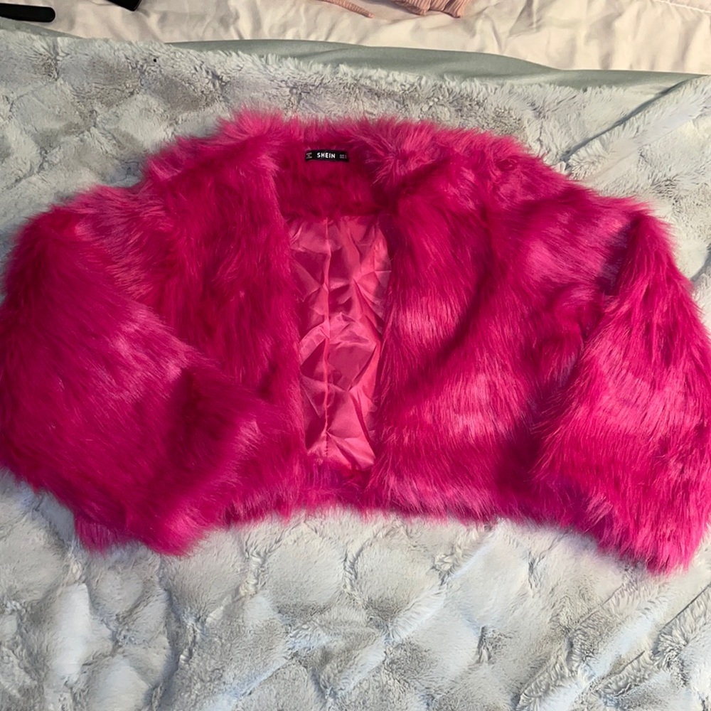 Hot pink coat